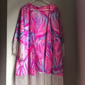 Lilly Pulitzer Noelle Silk Kimono